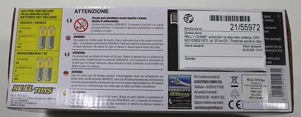 Auto di controllo remoto «RALLY RC CHAMP» — foto 3 dell'alert A12/01449/21