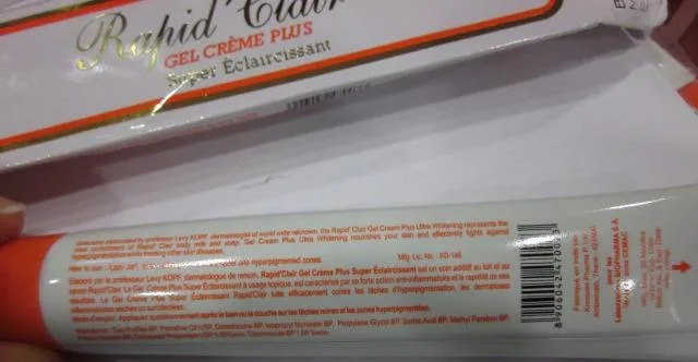 Crema schiarente per la pelle «Rapid'Clair Gel» — foto 2 dell'alert A12/0989/14