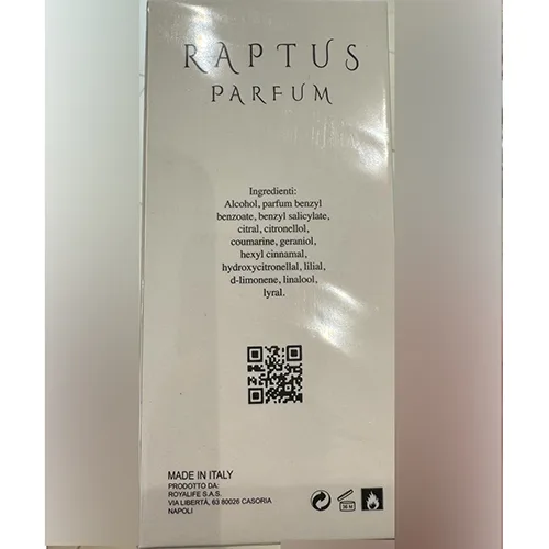 Profumo «Raptus» — foto 2 dell'alert SR/01600/25