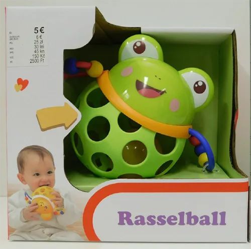 Giocattolo a sonaglio «Rasselball /// Rattleball»