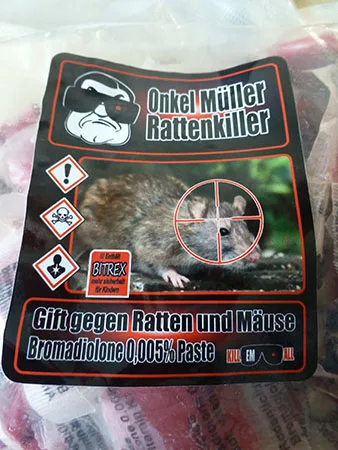 Veleno per ratti «Rattenkiller» — foto 1 dell'alert A12/00016/24