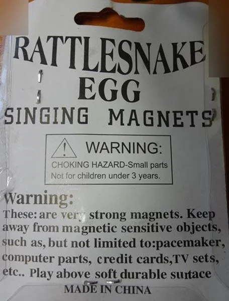 Giocattoli magnetici «Rattlesnake Egg» — foto 2 dell'alert A12/1411/15