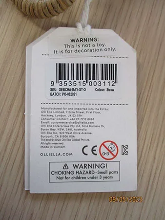 Sonagli giocattolo «Raya Rattle» — foto 2 dell'alert A12/02602/23