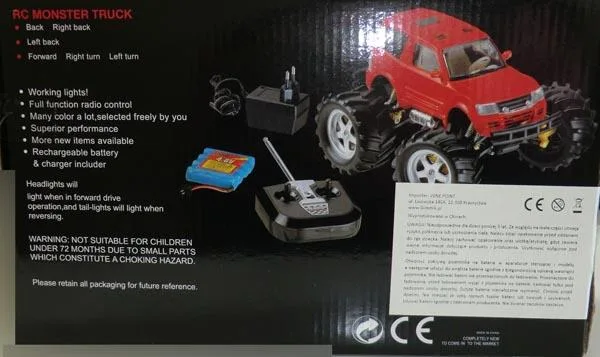 Auto giocattolo telecomandata «RC Monster Truck - Cross-Vehicle MAD» — foto 4 dell'alert A12/0768/17