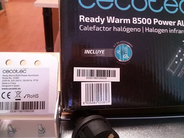 Riscaldatore elettrico «Ready Warm 8500 Power Aluminium» — foto 4 dell'alert A12/00198/23