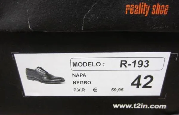 Scarpe da uomo «reality shoe» — foto 1 dell'alert A12/0568/16