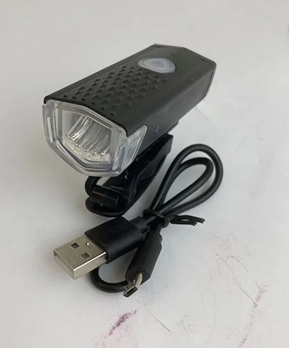 Lampada a LED per bicicletta «Rechargeable Bike/Front/light» — foto 1 dell'alert A12/02424/23