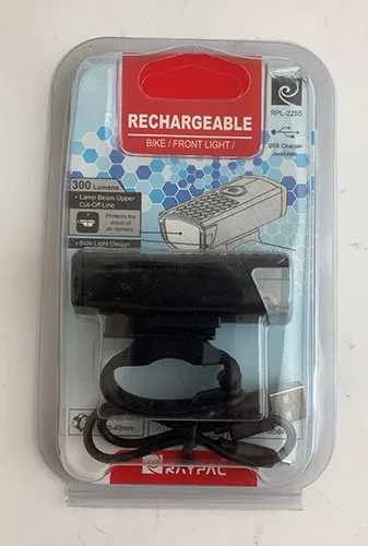 Lampada a LED per bicicletta «Rechargeable Bike/Front/light» — foto 2 dell'alert A12/02424/23
