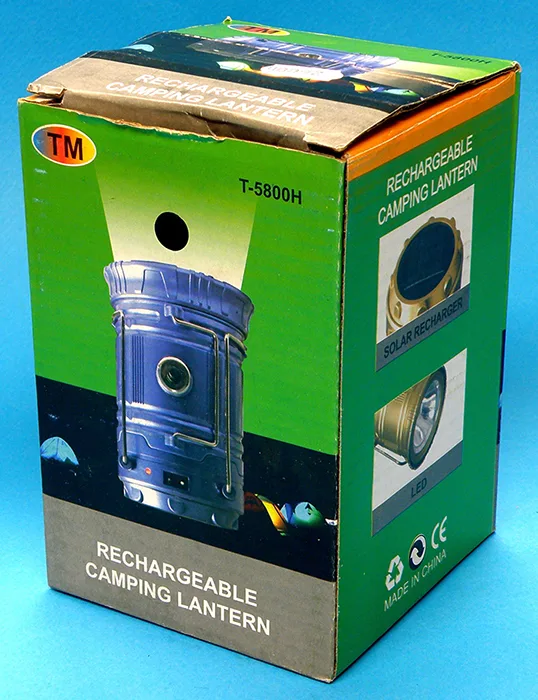 Lampada a LED portatile «RECHARGEABLE CAMPING  LANTERN» (TM)
