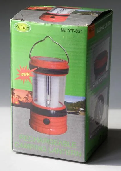Lampada a LED portatile «Rechargeable Camping Lantern» (YuTian)