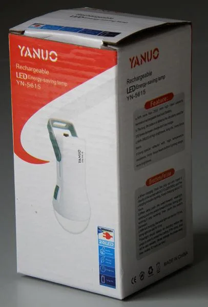 Lampada/torcia portatile LED «Rechargeable LED Energy-saving lamp» (YANUO)