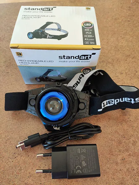 Lampada di testa «Rechargeable LED headlamp» — foto 2 dell'alert A11/00012/23