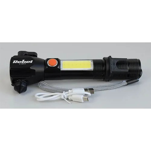 Torcia elettrica «RECHARGEABLE MULTIFUNCTIONAL FLASHLIGHT» — foto 1 dell'alert OR/00114/26