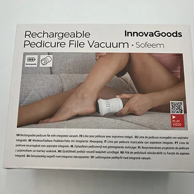 File per pedicure «Rechargeable Pedicure file vacuum» (Innovagoods)