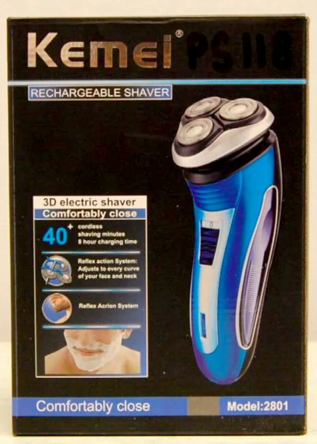 Rasoio elettrico «Rechargeable Shaver» — foto 2 dell'alert A12/00006/19