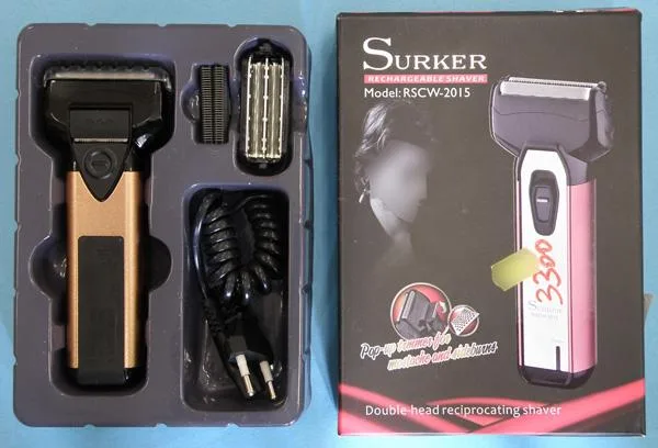 Rasoio elettrico «RECHARGEABLE SHAVER» (Surker)