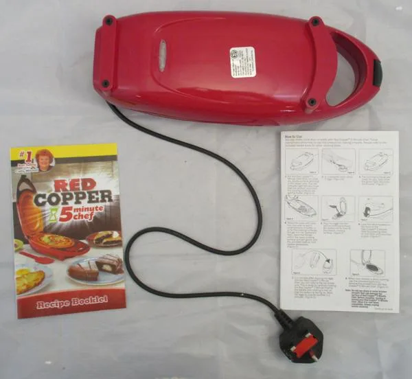 Teglia elettrica per griglia «Red Copper 5 Minute Chef» — foto 2 dell'alert A12/0806/19