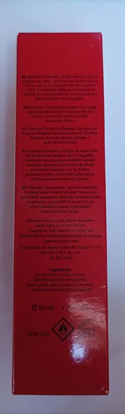Profumo «Red Eau de Parfum - women» — foto 2 dell'alert A12/02722/23