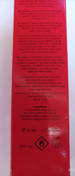 Profumo «Red Eau de Parfum - women» — foto 4 dell'alert A12/02722/23