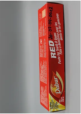 Dentifricio «Red Paste for Teeth and Gums» — foto 1 dell'alert A12/00281/21