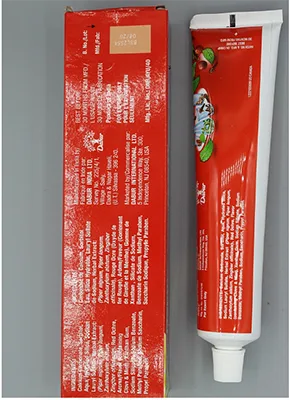 Dentifricio «Red Paste for Teeth and Gums» — foto 3 dell'alert A12/00281/21