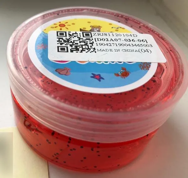 Melma del giocattolo «Red slime big can» (Unknown)