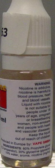 Liquido per sigarette elettroniche «Red Type Tobacco» — foto 1 dell'alert A12/1203/14