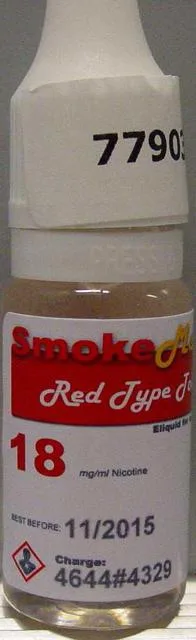Liquido per sigarette elettroniche «Red Type Tobacco» — foto 2 dell'alert A12/1203/14