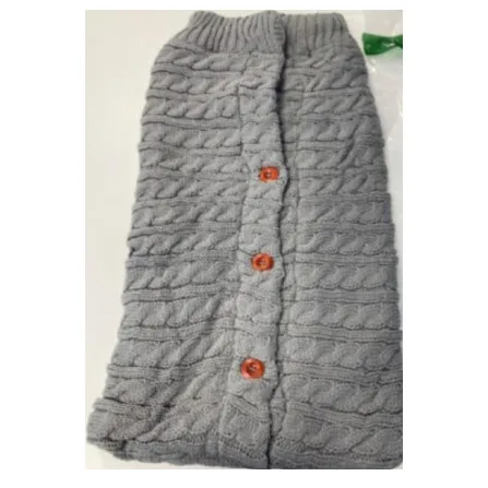 Sacco nanna per bambini «Red Zipped Baby Sleeping Bag with Bird Pattern»