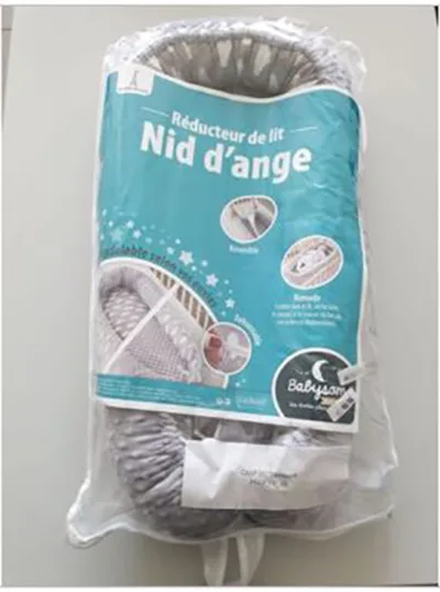 Nido per bambini «Réducteur de lit / Nid d'ange» (Babysom)
