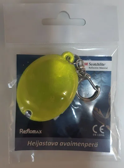 Ciondolo riflettente con luce LED «Reflective pendant with LED-light» — foto 1 dell'alert A12/01411/22