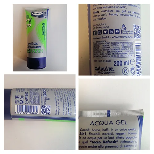Gel per capelli «REFRESH» (MILMIL®)