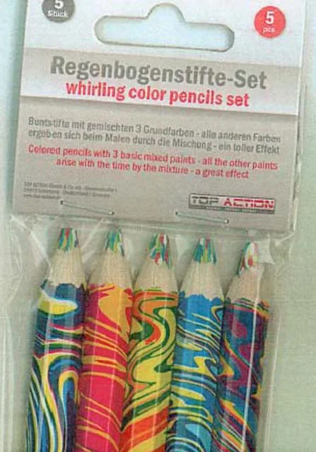 Colorazione delle matite &amp; #13; &amp; #13; &amp; #13; «Regenbogenstifte-Set [rainbow pencils set]» (Top Action)