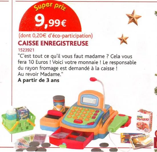 Registratore di cassa dei giocattoli (PLAYGO)