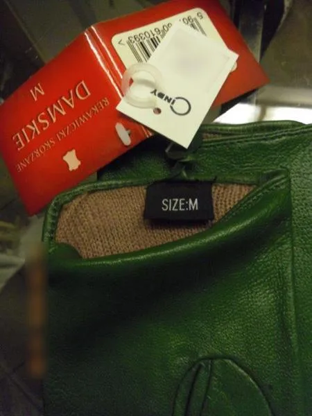Guanti in pelle da donna «Rekawiczki skorzane damskie» — foto 1 dell'alert A12/1597/18