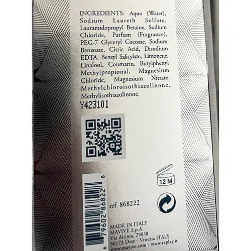 Shampoo per il corpo «Relover» — foto 5 dell'alert A12/01300/24