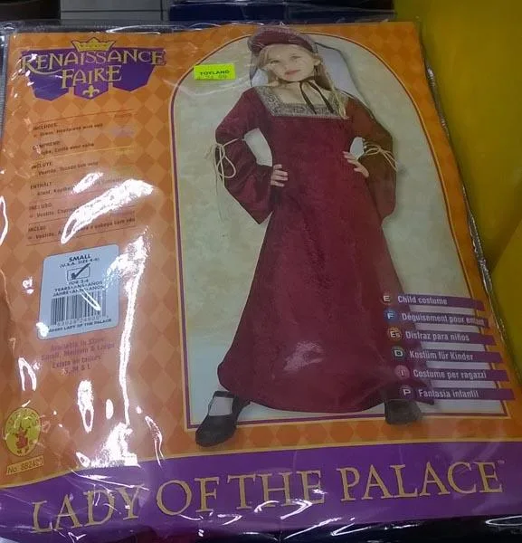 Costume di fantasia «Renaissance Faire - Lady of the Palace» (Rubie's)