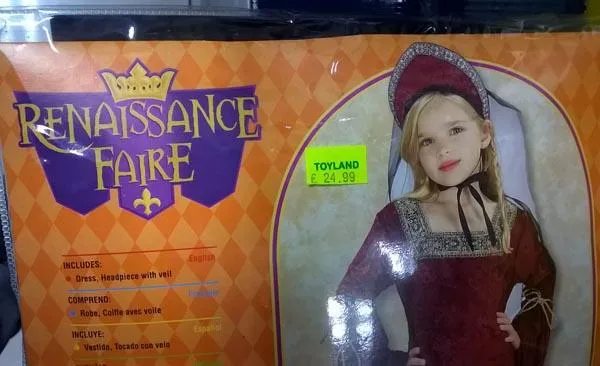 Costume di fantasia «Renaissance Faire - Lady of the Palace» — foto 2 dell'alert A12/0309/17