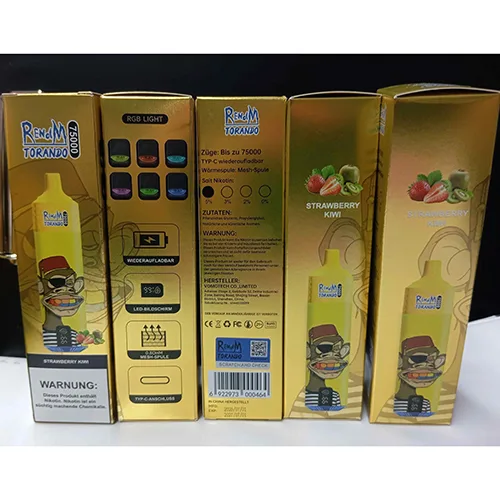 Sigaretta elettronica monouso «RENdM TORANDO 7500 - STRAWBERRY KIWI» (RENdM TORANDO)