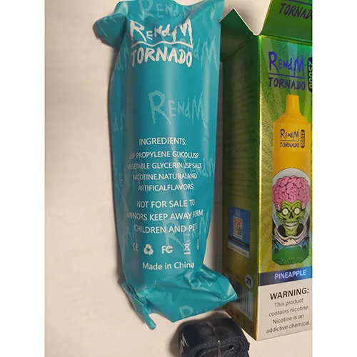 Sigaretta elettronica monouso «RENdM TORNADO 25000» — foto 6 dell'alert A12/02973/24