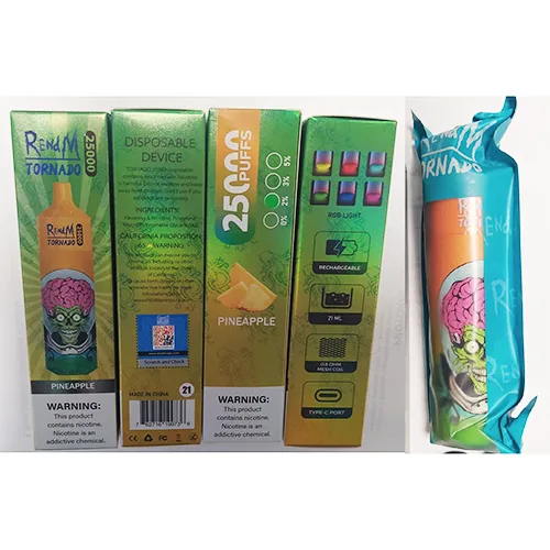 Sigaretta elettronica monouso «RENdM TORNADO 25000» — foto 7 dell'alert A12/02973/24