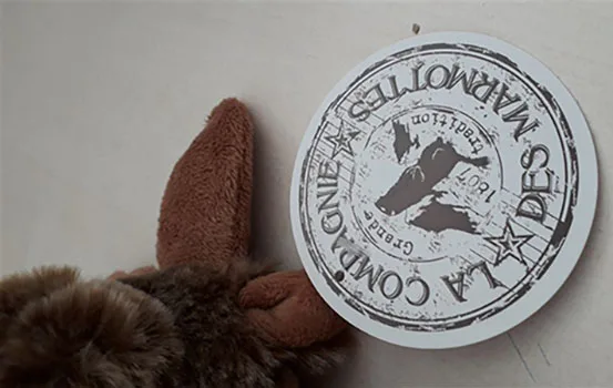 Giocattolo morbido «Renne» (La compagnie des marmottes)