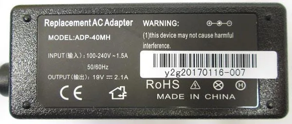 Alimentatore per computer «Replacement AC Adapter» — foto 3 dell'alert A12/1388/17