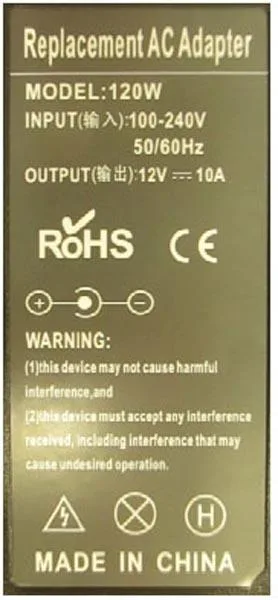 Alimentazione elettrica «Replacement AC Adapter» — foto 2 dell'alert A12/1734/15