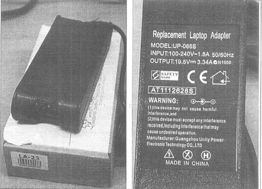 Caricabatterie di rete &amp;#13; &amp; #13; «Replacement Laptop Adaptor» — foto 1 dell'alert A12/1314/12