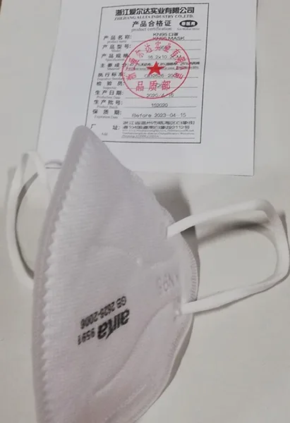 Maschera filtro antiparticolato «Respirator 9591» (Allta)