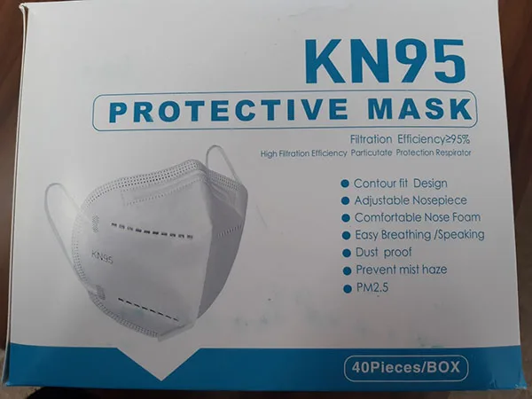 Maschera filtro particella «Respirátor KN95 bílá» — foto 3 dell'alert A12/00618/22