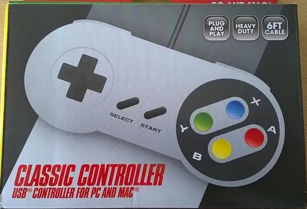 Controller di gioco «Retro SNES Classic Controller USB Controller for PC and MAC» — foto 4 dell'alert A12/1742/15