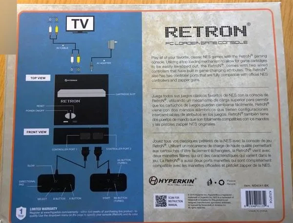 Console di gioco «RETRON» — foto 1 dell'alert A12/0135/17