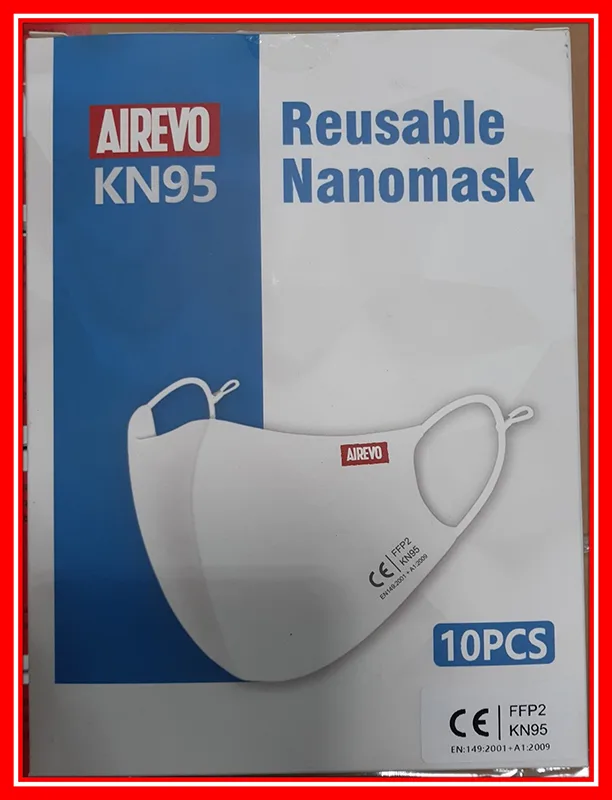 Maschera filtro antiparticolato «Reusable nanomask» — foto 3 dell'alert A12/01006/20